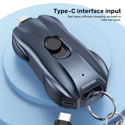 Keychain Portable Charger 1500Mah for Type-C Mini Power Emergency Power Bank