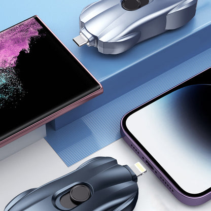 Keychain Portable Charger 1500Mah for Type-C Mini Power Emergency Power Bank