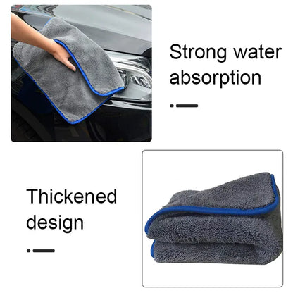 1200GSM Car Wash Microfiber Towel 40X40Cm Car Detailing Drying Auto Washing Cloth Micro Fiber Rags for Car Accessories