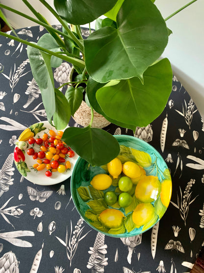 Round Tablecloth, 100% Cotton, Printed | Seeds Carbon