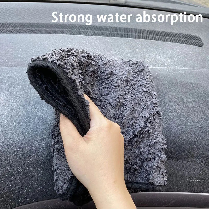 1200GSM Car Wash Microfiber Towel 40X40Cm Car Detailing Drying Auto Washing Cloth Micro Fiber Rags for Car Accessories