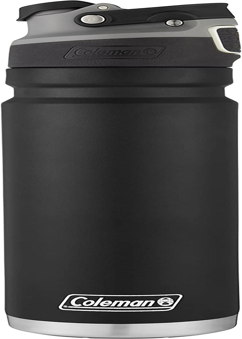 Autoseal Freeflow Stainless Steel Water Bottle, Black, 24Oz