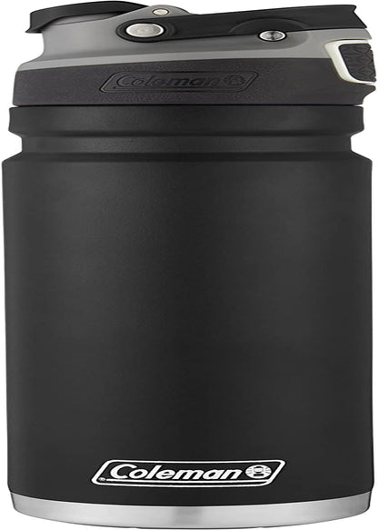Autoseal Freeflow Stainless Steel Water Bottle, Black, 24Oz