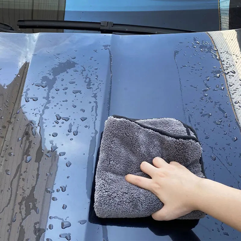 1200GSM Car Wash Microfiber Towel 40X40Cm Car Detailing Drying Auto Washing Cloth Micro Fiber Rags for Car Accessories