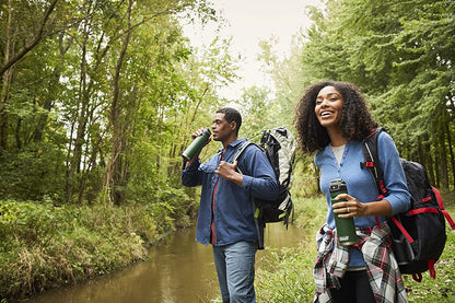 Autoseal Freeflow Stainless Steel Water Bottle, Black, 24Oz